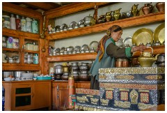 54 Leh and its Valley  Lunch Served by the Mother of the Owner of the Stok Museum