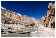 03 Leh to Tso Morini Lake and Back  Pangong Lake Road - Bridge over the Riverto Where?