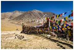 45 Leh to Tso Morini Lake and Back  Prayer Flags on the way to Tso Kar Salt Lake