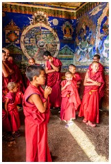 06 Thiksey and Likir Monasteries  Thiksey Monastery - Singing Before Going into the Temple