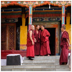 14 Thiksey and Likir Monasteries  Thiksey Monastery - Outside a Small Temple