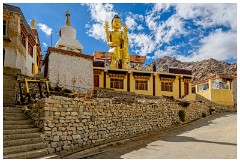 25 Thiksey and Likir Monasteries  Likir Monastery Golden Buda