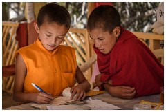 26 Thiksey and Likir Monasteries  Likir Monastery Writing out Receipts