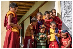 27 Thiksey and Likir Monasteries  Likir Monastery School - Waiting for the Handing out of Sweets