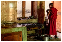32 Thiksey and Likir Monasteries  Likir Monastery -  In the Kitchen