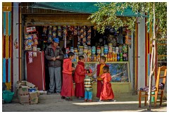 34 Thiksey and Likir Monasteries  School Children at the Shop