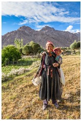 37 Thiksey and Likir Monasteries  Mother and Daughter