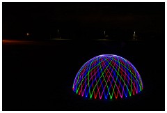 Foxton at Night by Torch Light and Fire 04