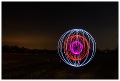 Foxton at Night by Torch Light and Fire 06