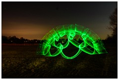 Foxton at Night by Torch Light and Fire 08