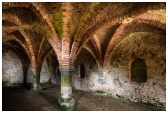 04 Blakeney and Cley  The Fine 15th-century Brick-Vaulted Undercroft of the Guildhall of Blakeney's Prosperous Fish Merchants