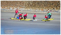 Guernsey 019  Surfing School at Vazon Bay