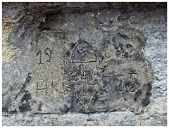 Guernsey 063  Graffiti by the Germans at Castle Cornet