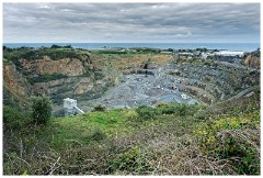 Guernsey 128  Looking Down on Les Vardes Quarry from the Nature Walk