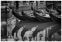 05 Venice  Gondola's and Refelections