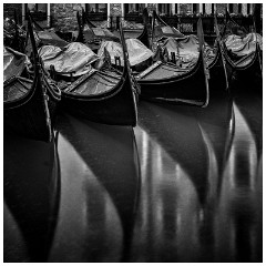 53 Venice  Godola's and Reflections