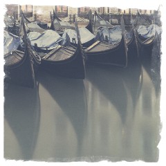 54 Venice  Godola's and Reflections
