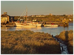 Walberswick Trip 17  Views along the Bank of the River Blyth at Walberswick looking towards Southwold