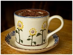 Walberswick Trip 37  Hot Chocolate in the Walberswick Cafe