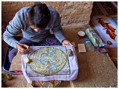 Bagan 26  Artisan at Work in the Temple