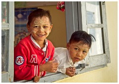 Bagan 46  Children at the School