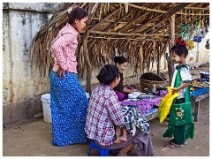 Bagan 52  Village Food Stall at the Gates of the School