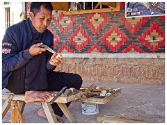 Inle Lake 06  Hand Making the Parts of the Umbrella