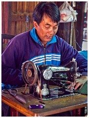 Inle Lake 21  Sewing
