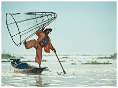 Inle Lake 43  Fishermen at Sunrise
