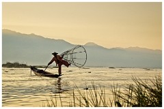 Inle Lake 45  Fishermen at Sunrise