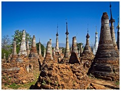 Inle Lake 56  Inn Dain Pagoda Complex.  The Pagodas built 1000 years ago