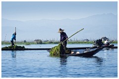 Inle to Phae Khon 01  Working on the Inle Lake