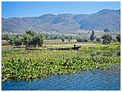 Inle to Phae Khon 05  Travelling down the Bilu River towardsSamkhar