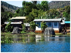 Inle to Phae Khon 11  Travelling down the River Bilu to the town of Phekhon on the edge of the Mobye Dam