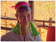 Loikaw  20  Padaung Woman in her Home