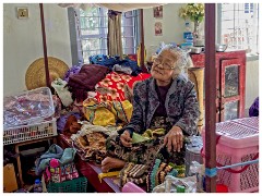 Mandalay 14  At 96 she was still Knitting and Sitting Amidst her Many Personal Items