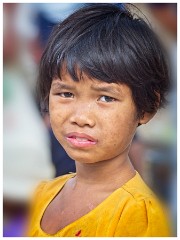 Yangon 42  Young Girl at the Station