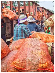 Yangon 43  Train unloading the Vegetables