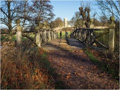 Wimpole Hall 08  The Chinese Bridge and Folly