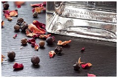 Cambridge Distillery (Gin) 11  Gin Bottle and Rose Petals