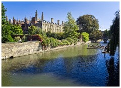 Cambridge in September 14  Kings College from Garret Hostel Bridge