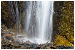 Oregon  24  Hug Point Waterfall on the Beach