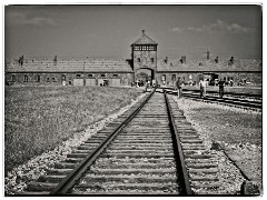 Auschwitz 08  Gate of Death at Birkenau