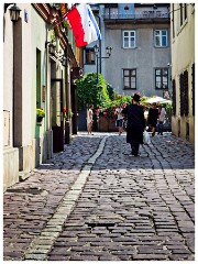 Krakow 014  Walking from Rynek Glowny to Kazimierz 07  One of the little streets in the Kazimierz area