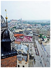 Krakow 077 Rynek Glowny 14  Views of Rynek Glowny from the Town Hall Tower