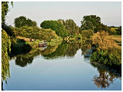 Fotheringhay 12  The River Nene from Fotheringhay Bridge