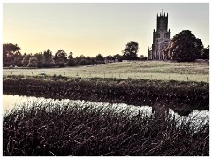 Fotheringhay 15  The Church from the River
