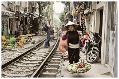 Hanoi Day 3  30  Train Street