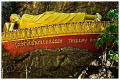 Luang Prabang Day One 07  Buddhist Shrines on Mount Phousi - Tuesday Shrine