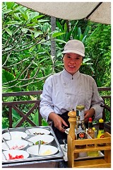 Luang Prabang Day 4 03  The Parasol Blanc Hotel - The Chef